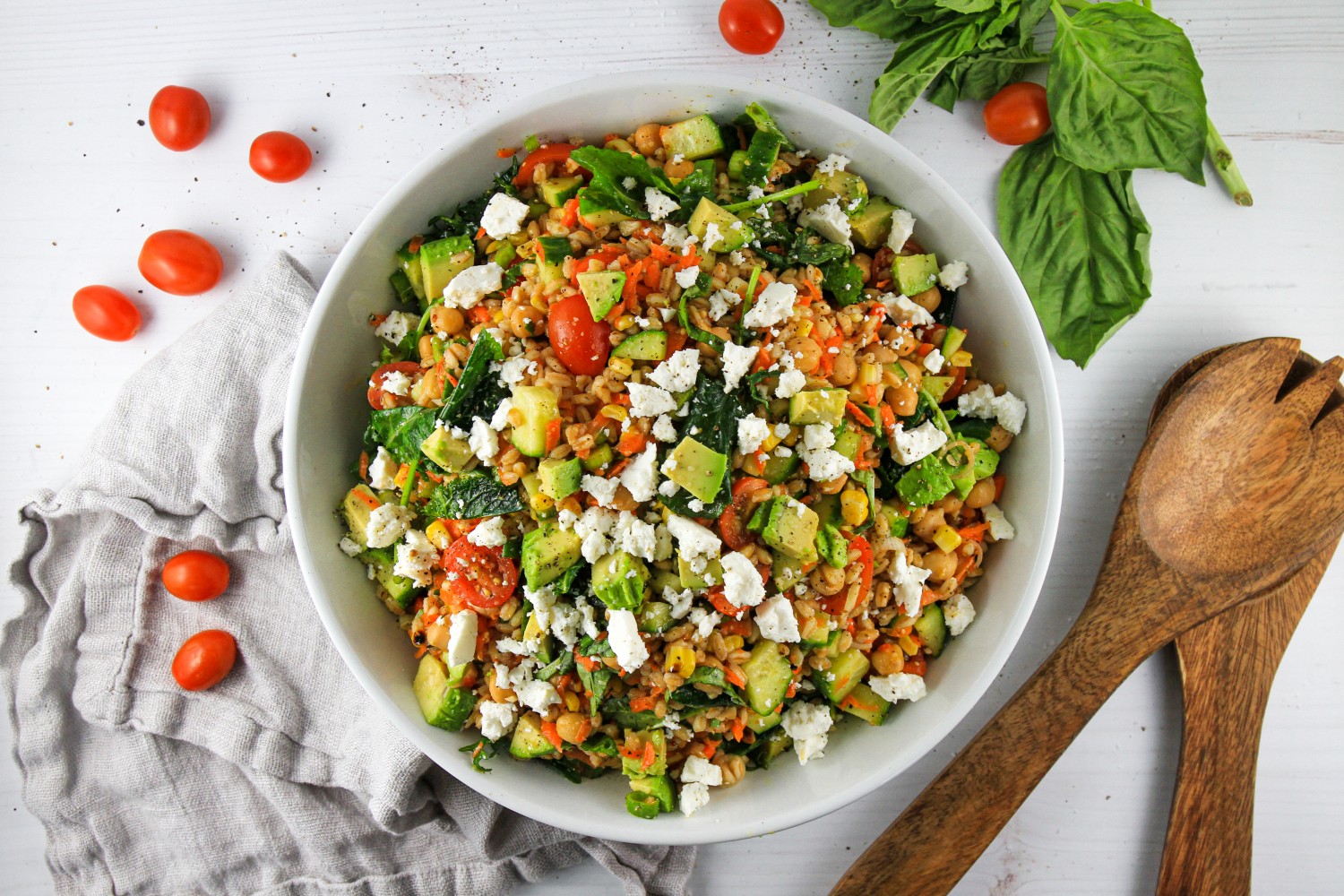 Recipe: Summer Farro Salad - Cary Magazine