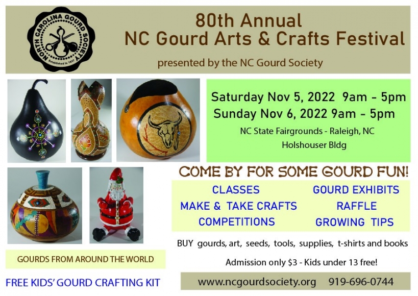 80th Annual NC Gourd Arts & Crafts Festival