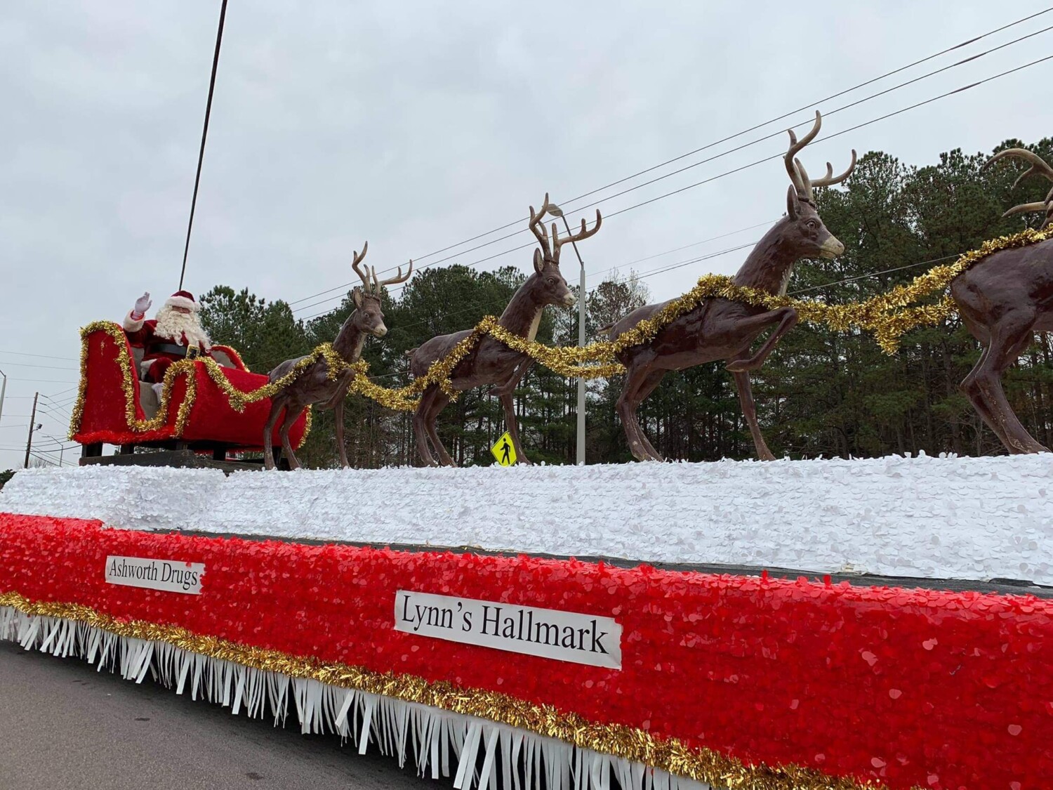 Santa's slay float